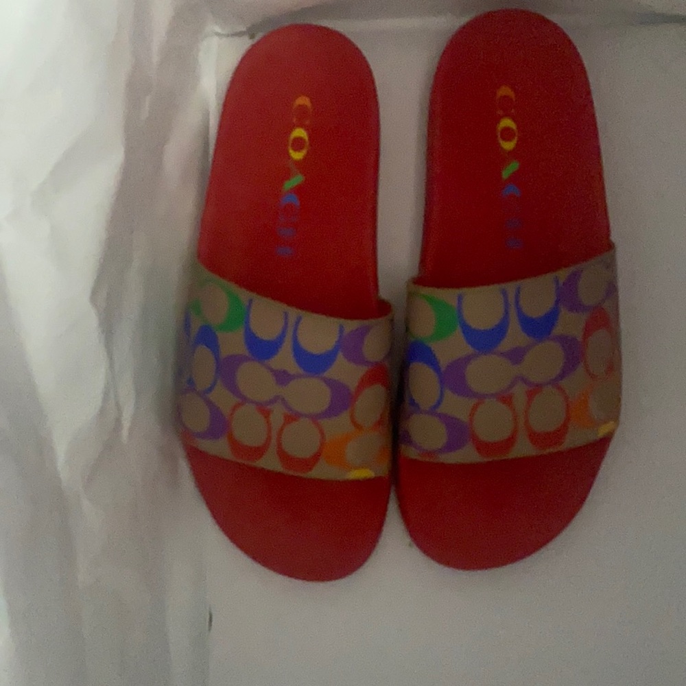 Brand new woman coach sandals